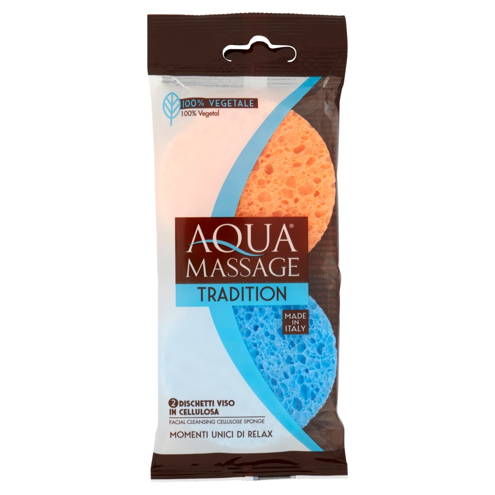 Aquamassage Tradition Dischetti Viso in Cellulosa 2 pz
